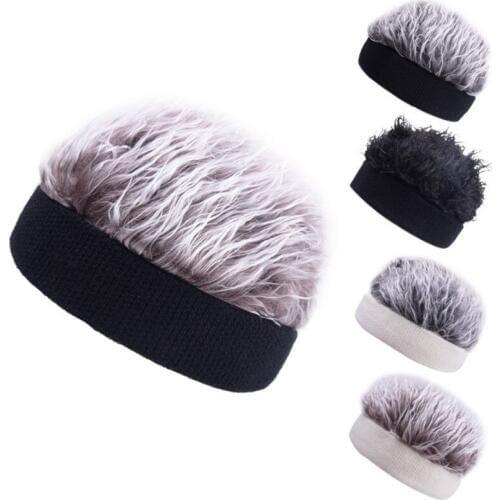 Hair Visor Sun Cap Wig Peaked Adjustable Baseball Hat Toupee Funny Hair Snapback Hats Cool Giftve