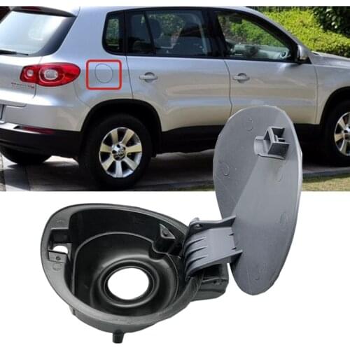 Roavia For 10-16 Tiguan Exterior Gas Fuel Oil Tank Cover Cap Petrol Diesel Case Lid Oil Fill Hole Decorative Housing Trim Hood
