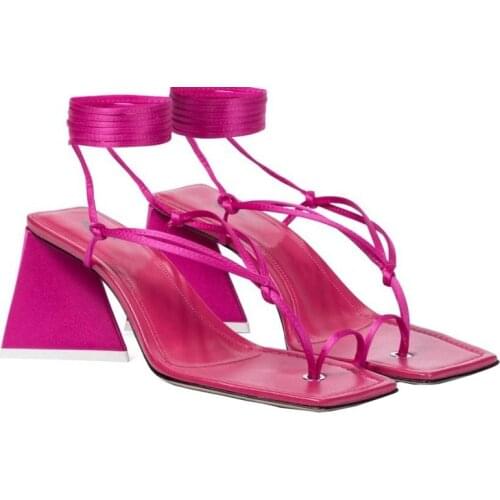 Summer Satin Cross Straps Sandals Women High Heels Party Wedding Shoes Women Fashion Sandalias Female sandalias de las mujeres