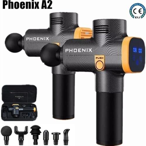 Phoenix A2 Muscle Massage Gun Deep Tissue Massager Therapy Gun Exercising Muscle Pain Relief Body Shaping