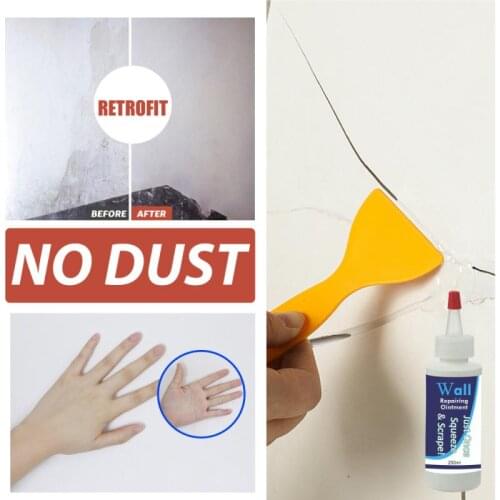30ML Wall Repairing Ointment Home Wall Renovation Crack Repair Agent Homekitchen Paint Cleaner Household Cleaning Chemicals New