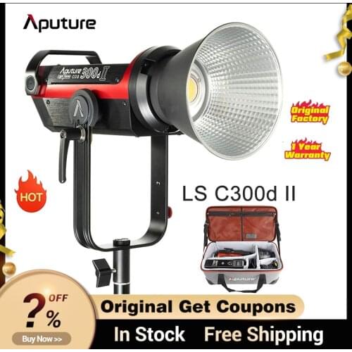 Aputure LS C300d/300d ii Mark II LED Light Kit with V-Mount battery plate Light Flash Photography VS aputure LS 300x