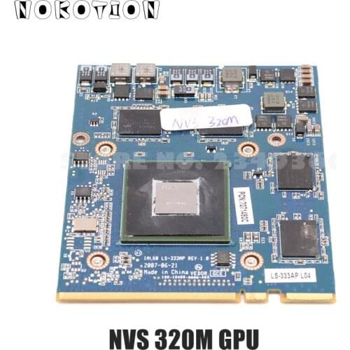 NOKOTION 450484-001 IAL00 LS-333AP Video card For HP 8710W 8710P Laptop Graphics card VGA NVS 320M GPU