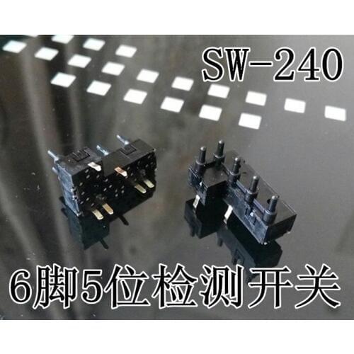 Original new 100% SW-240 reset detection limit switch 6pin 5bits