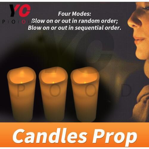 Candles Prop escape room puzzle game 1987 lock blow candles on or out in or no orders to release blow candles to unlock YOPOOD