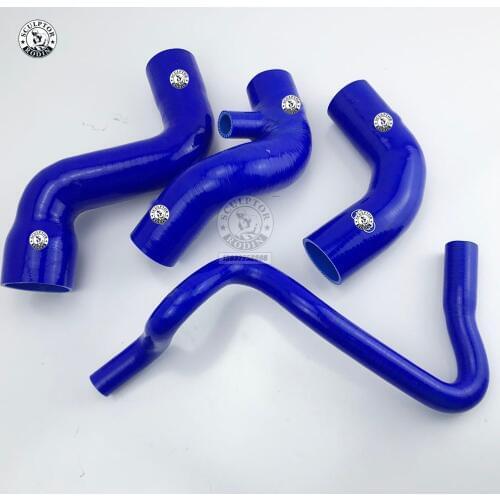 Silicone Intercooler Turbo Boost Hose FOR AUDI A4 VW Passat B5 B5.5 1.8T 94-05 (4Pcs) Red/Blue/Black