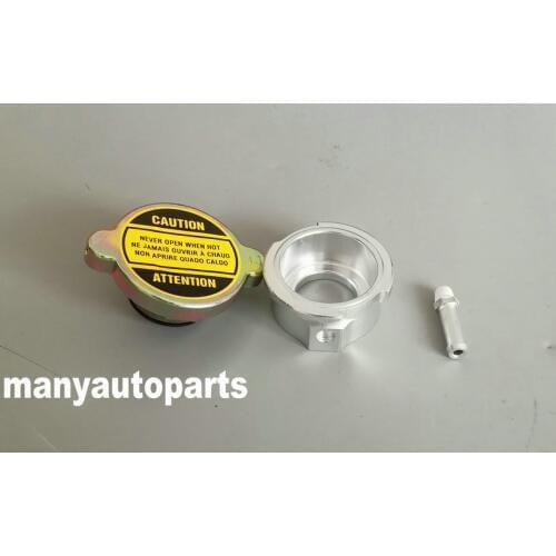 Weld On Radiator Filler Neck Billet Aluminum & 1 Free Radiator 1.1pa Cap NEW