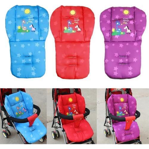 Universal Baby Stroller Cushion Soft Kids Children Cart Seat Cushion Pushchair Cotton Thick Chair Mat Baby Car Pram Pad for0-36M