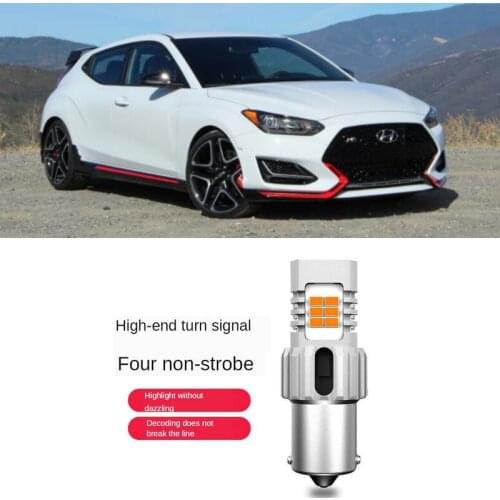 Rear Turn signal lamp for 2019 Hyundai Veloster Car led Light error free canbus 2pc
