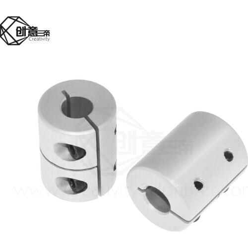 3d printer parts T8 lead screw rigid shaft coupler clamp stepper servo motor coupling d20 l25 5x8x25mm for creality CR10 ender3