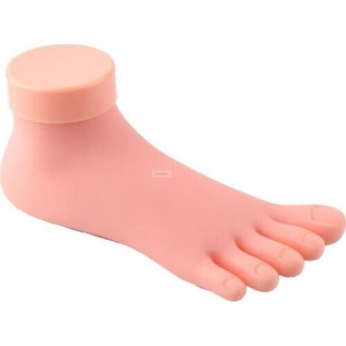 1pc silicone foot nail model Practice Training Display fake Manicure tools