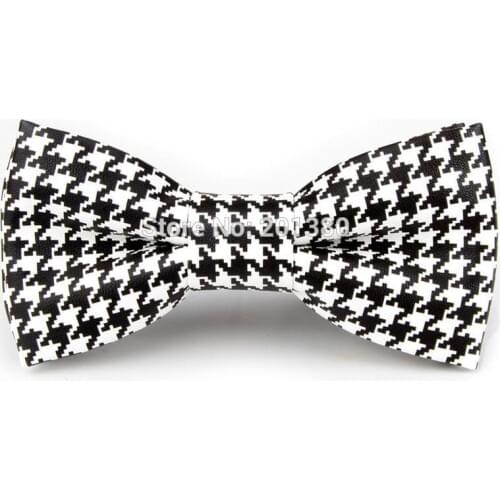 2019 Fashion PU bow tie ties for men gift party print butterfly Christmas necktie