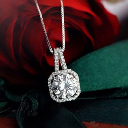 2020 Classic Wedding Crystal Necklace Trendy Rhinestone Pendant Fine Jewelry Party Decor Hanger Anniversary Gifts