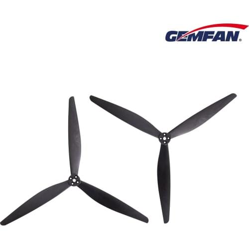Gemfan X CLASS 1308-3 3-Blade Propeller Reinforced Carbon Nylon For Drone 5310-400KV MOTOR
