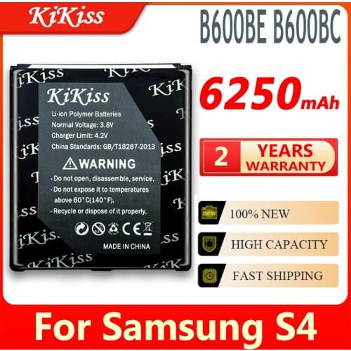 Original KiKiss Battery For Samsung Galaxy S4 I9500 I9505 I337 I545 I9295 E330s Mobile Phone Battery B600BE B600BC For S4 I9500
