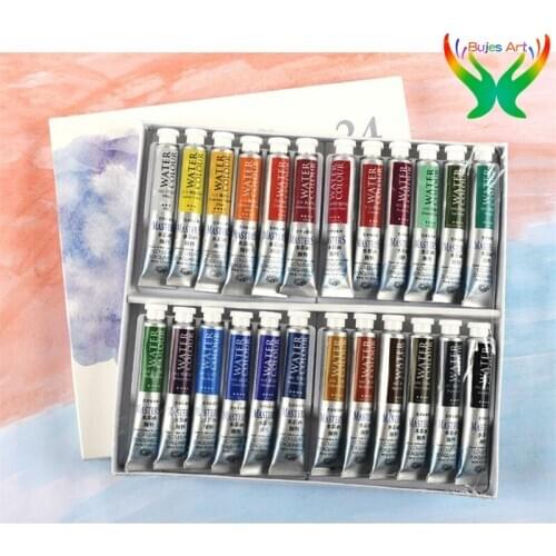 Marie’s 12/18/24 colors aluminum tubular box liquid hand drawn art students watercolor pigment art supplies