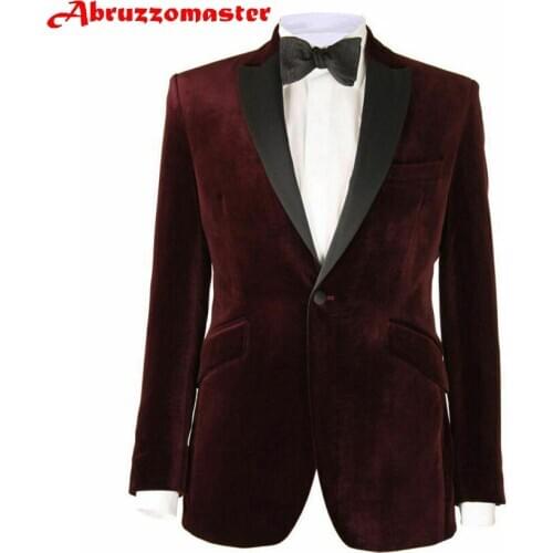 Abruzzomaster Shiny Man Suits Blue Wedding Suit High Quality Performance Suits 2 pieces Stain Groom Tuxedos Tailor Suit