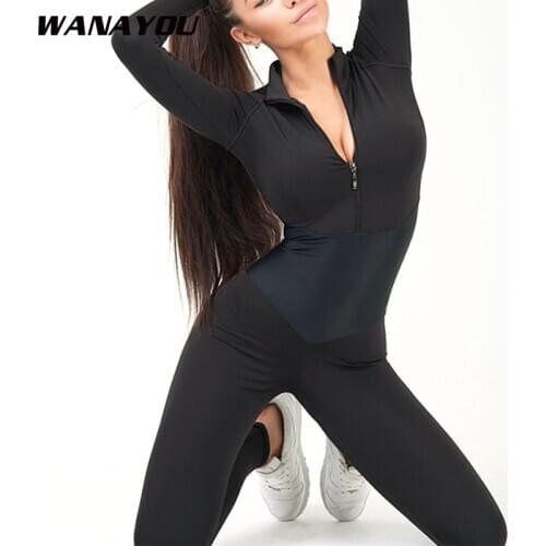 One-Piece Yoga Set Fitness Yoga Suits Women Sexy Stitching Jumpsuits High Waist Yoga Pants Fitness Running Leggings Sportwear