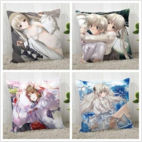 Custom Japanese anime Yosuga No Sora Pillowcases zipper Custom Pillow Case Pillowcase Cover 40*40cm drop shipping