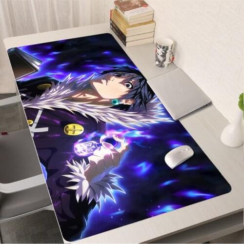 Gamer Desk Pad Hunter X Hunter Mouse Pad Anime Mausepad PC Gamer Cabinet Rug Gaming Accessories Varmilo Mice Keyboards Computer
