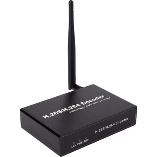 H.265 H.264 HDMI Video Audio Wifi Encoder Iptvs Rtsp Rtmp Onvif HDMI Encoder H265 for Live Streaming Broadcast(EU Plug)