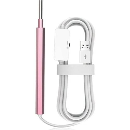 TESLONG 3.5mm Lens in Ear Cleaning Endoscope Camera Ear Picker Ear Wax Removal Visual Ear Mouth Nose Otoscope Android PC Type-C