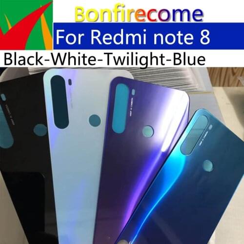 10Pcs\Lot For Xiaomi Redmi Note 8 Note8 Back Battery Cover Door Rear Housing Cover Case Chassis Shell Replacement