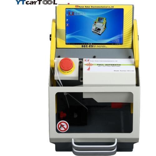 Best automatic key cutting machine SEC-E9 portable smart duplicate car key cutting machine SEC E9 Multi-Language version