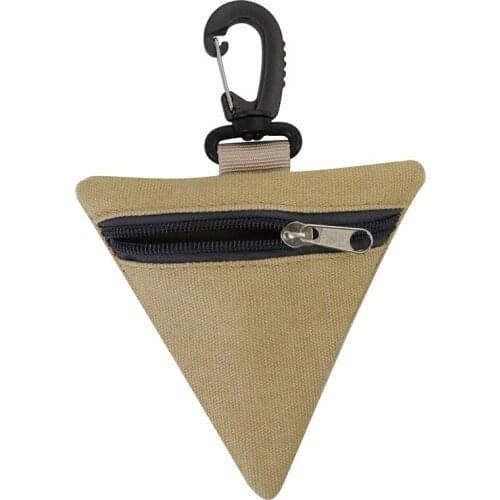 Mini Tactical Wallet Coin Key Purse Military EDC Pack Small Earphone Pouches Outdoor Triangle Waist Bag Fishing Camping Hunting