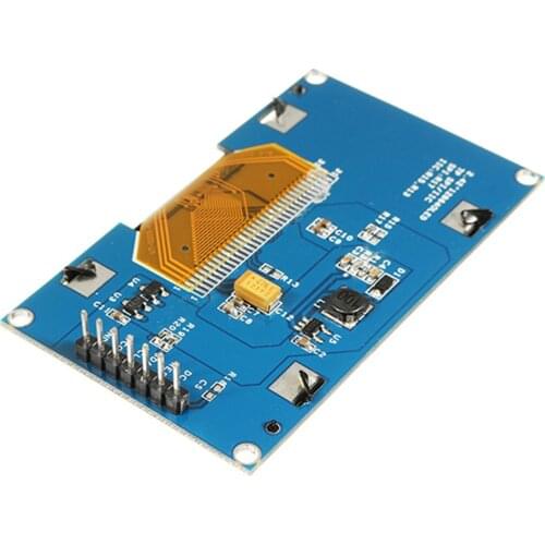 2.4" 2.42 inch 128x64 OLED LCD Display Module SSD1309 12864 7 Pin SPI/IIC I2C Serial Interface for Arduino UNO R3 C51