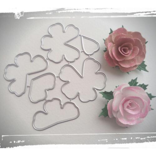 Beautiful flower flower leaf combination decoration metal cutting die scrapbook paper knife die stamping die new die
