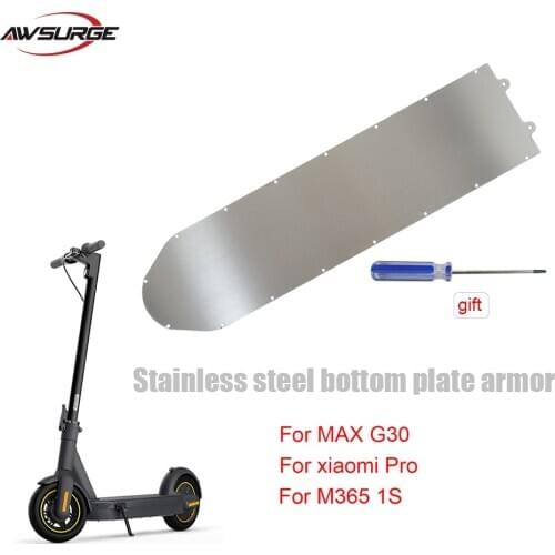 Ninebot Max G30 Stainless Steel Bottom Plate Battery Protect Board Modify Accessory DIY Repair Spare Parts for Xiaomi M365/Pro