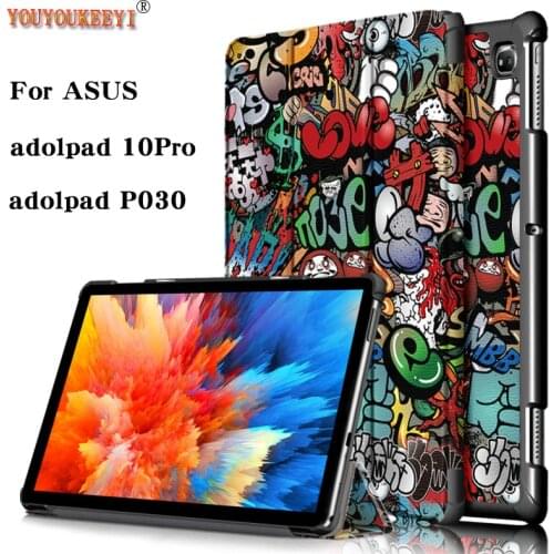 New Case For ASUS Adolpad 10Pro 2021 10.1Inch Tablet Ultra Slim Magnetic Folding Skin Stand Cover For Adolpad P030 Fundas+Pen