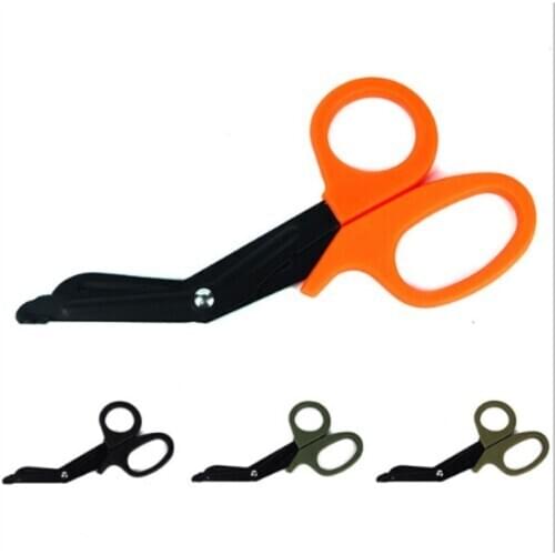Scissors Medical Emergency Canvas Field Equip Hot Shears Shearing Regulations Emt With Teeth Survival Rescue 100sets