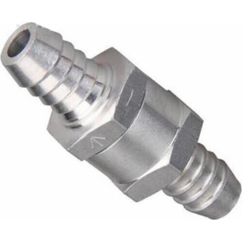 Aluminum Alloy One-way Fuel Pump Check Valve Gasoline Diesel Show Fluid Flow Direction Fuel Pump Check Valve