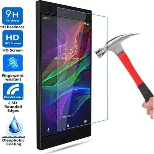 For Razer Phone 2 Phone2 Screen Protector Protective Film HD Clear Protector 9H Hardness For Razer Phone Tempered Glass
