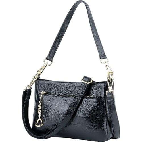 Cowhide Genuine Leather Women Messenger Bags Cow Leather large capacity female shoulder crossbody bag Women Handbag Tote Lady