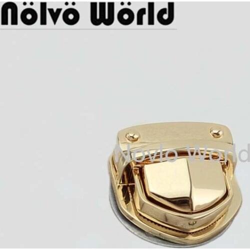 1 set test, 5 colors, high quality metal plug lock handbag purse lock plug lock handbag diy hardware accessories