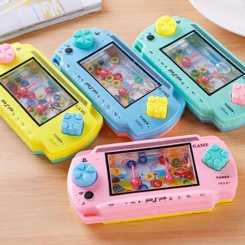 4pcs Hot Sale Montessori Toys Children Toss Water Ring Kids Mini Novelty Educational Game Console Portable Toys For Kid