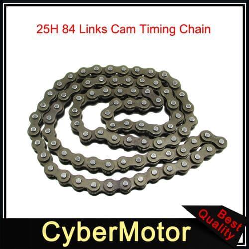 84 Links 25H Cam Timing Chain For 110cc ATV Quad 4 Wheeler Pit Dirt Bike Go Kart Honda TRX90 TRX90X 1993-2018