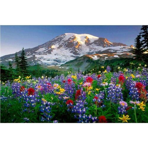 Diamond Embroidery Flowers picture of Rhinestones Mosaic 5D DIY Diamond Painting Landscape Full square/Round Decor crafts FG1187