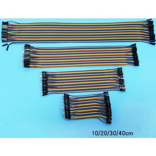 Dupont line Male to Male + Female to Male + Female to Female 40P color line connector wire rod 10/20/30cm DIY