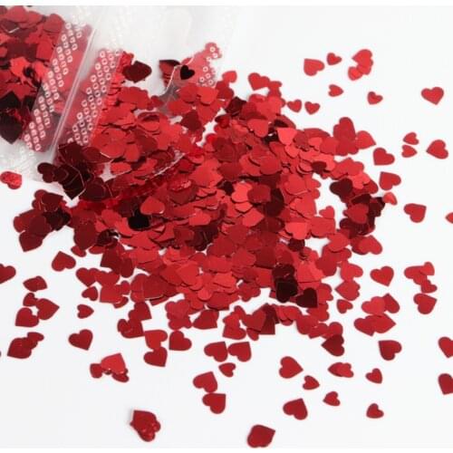 12 Colors Heart Shape Resin Art Glitter Flakes Resin Epoxy Mold Art Decorations Jewelry Making Tools Holographic Nail Art Glitte