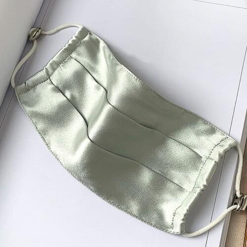 Halloween Cosplay Unisex Solid Color Silk Face Mask Fashion Маски Для Лица Designer Mask For Face Maks Reusable Masque Masken