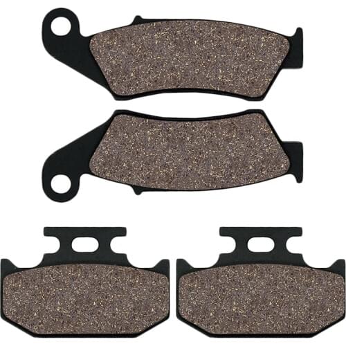 Cyleto Motorcycle Front and Rear Brake Pads for KAWASAKI KX 250 KX250 1994 KDX 220 KDX220 1997-2005 KLX 650 KLX650 1993-1997