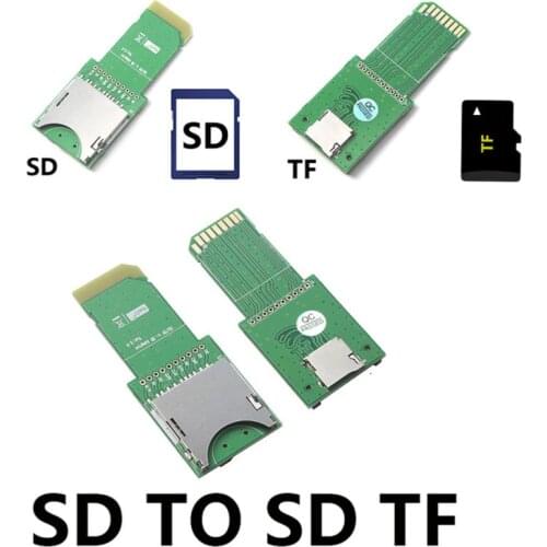 TF/SD To SD Card Extension Board SD Test Card Set SD Card Extension Board, TF Test Card Set Card Test PCB Extension Board