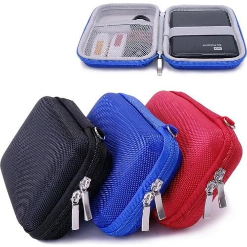 Portable EVA Storage Pouch for External Hardrive and Cables | Lightweight Protective | Suitable for WE/Western, Toshiba, Buffalo