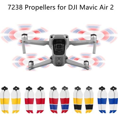 7238F Props for DJI Mavic Air 2 2 Pairs Quick Release Propellers Blades for DJI Mavic Air 2 Drone Accessories Replacement