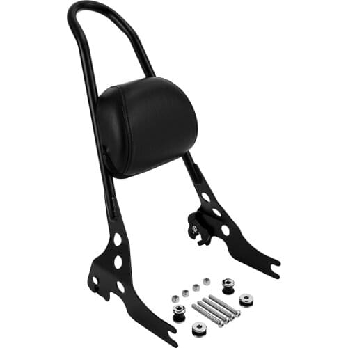 Motorcycle Detachables Backrest Sissy Bar Pad For Harley Sportster 883L Iron 883 XL883N 2004-2020 48 XL1200X XL1200NS 2010-2020