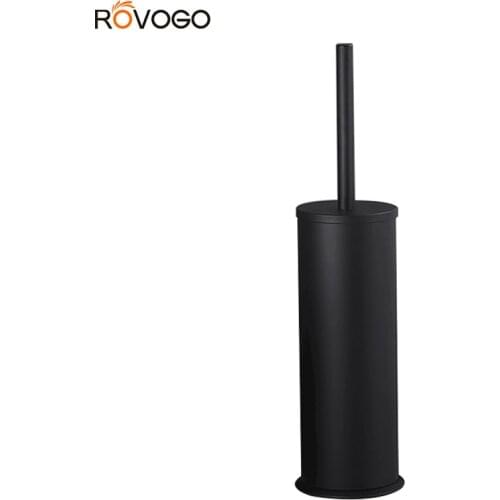 ROVOGO Toilet Brush and Holder,Toilet Bowl Brush with Durable Scrubbing Bristles for Bathroom Deep Cleaning